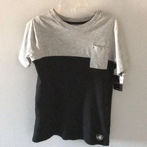Black and Grey Boys Body Glove T-Shirt Sz 10/12